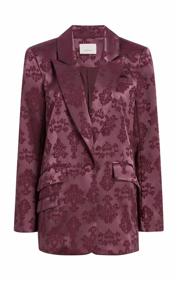 Cinq Sept Faye Blazer Dark Fig Women Blazers
