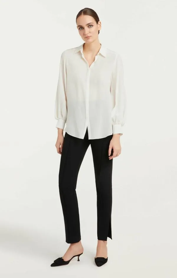 Cinq Sept Kandice Top Ivory Women Long Sleeve Tops