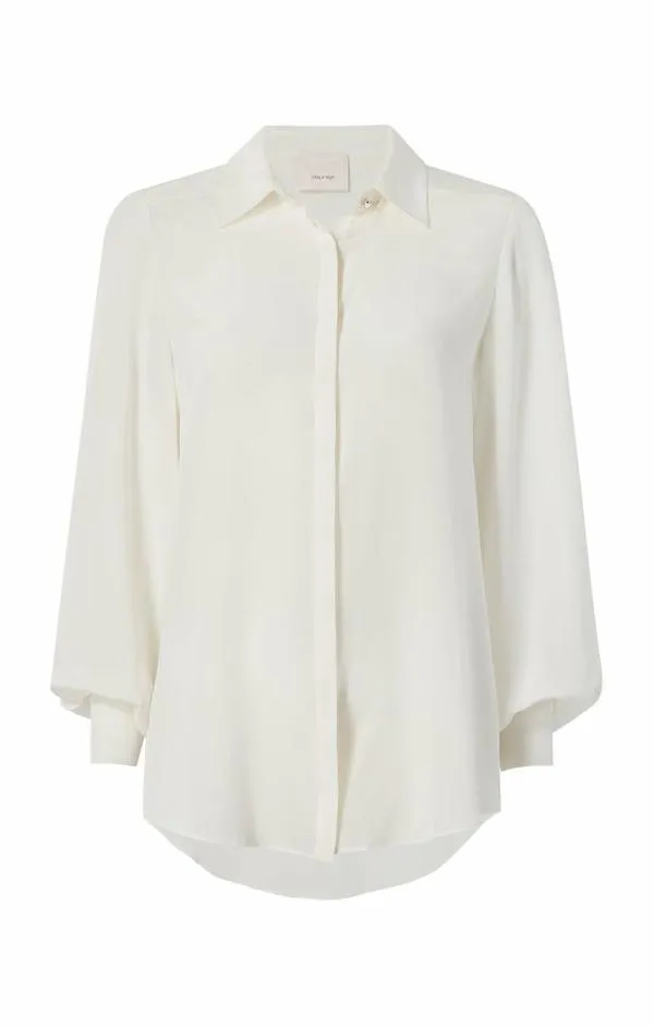 Cinq Sept Kandice Top Ivory Women Long Sleeve Tops
