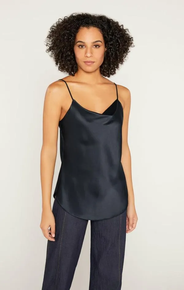 Cinq Sept Marta Cami Navy Women Tank Tops and Camisoles
