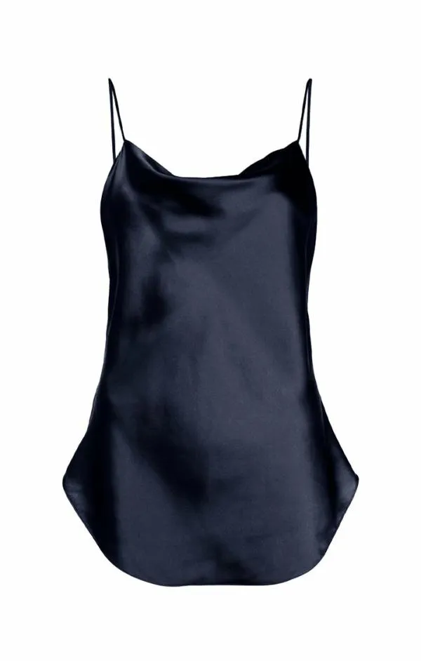 Cinq Sept Marta Cami Navy Women Tank Tops and Camisoles