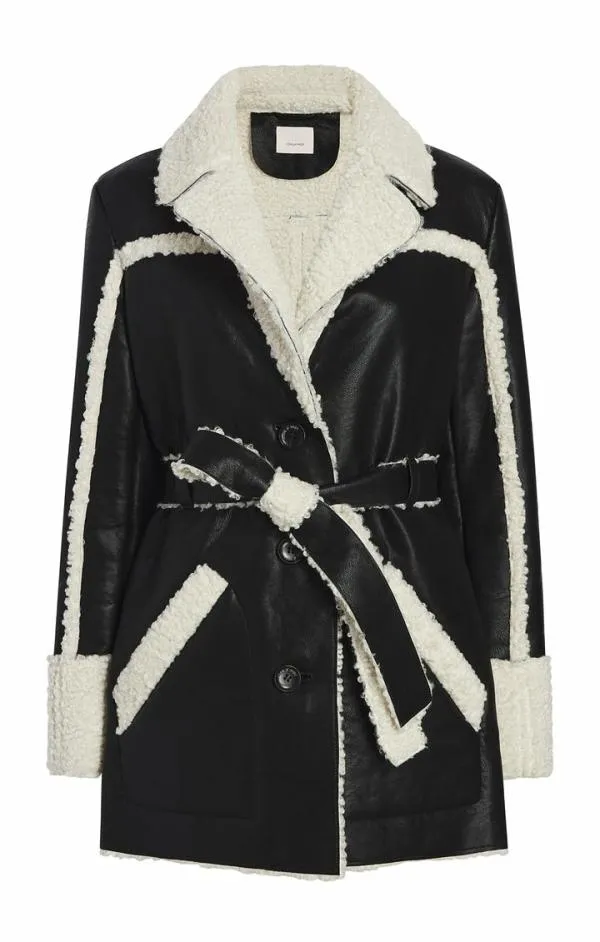 Cinq Sept Mona Coat Blackivory Women Outerwear