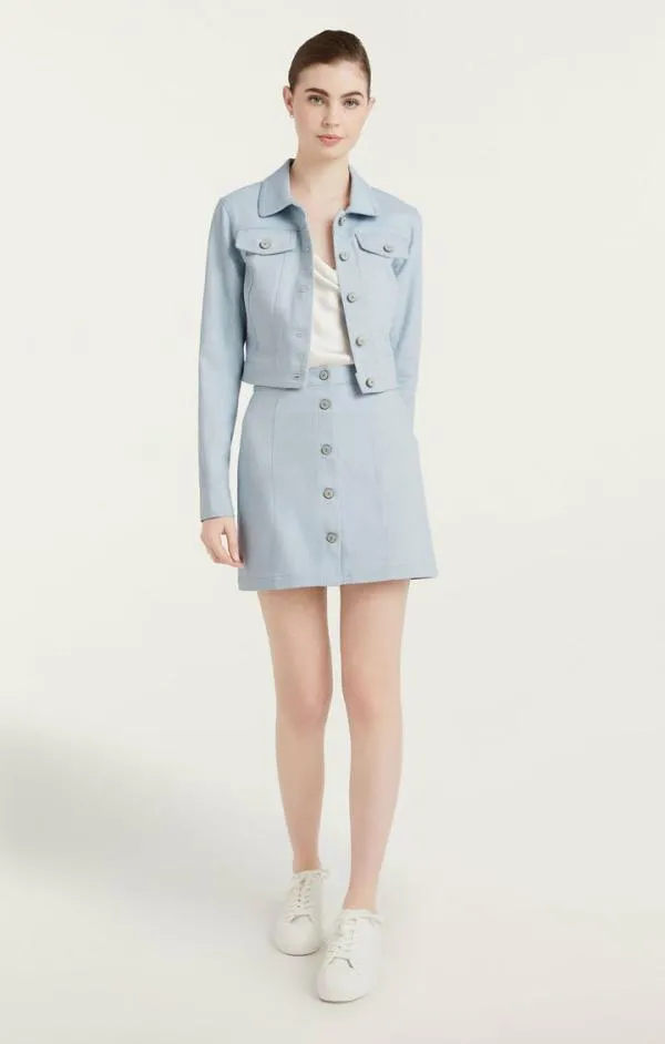 Cinq Sept Regina Jacket Baby Blue Women Denim