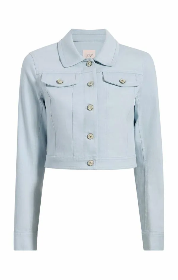 Cinq Sept Regina Jacket Baby Blue Women Denim