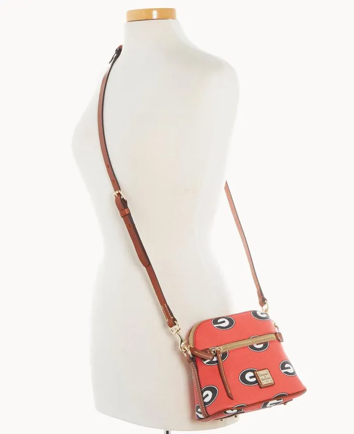 Collegiate University Of Georgia Domed Crossbody Georgia Woman Dooney and Bourke Crossbodies Collegiate University Of Georgia Domed Crossbody Georgia Woman Dooney and Bourke Crossbodies