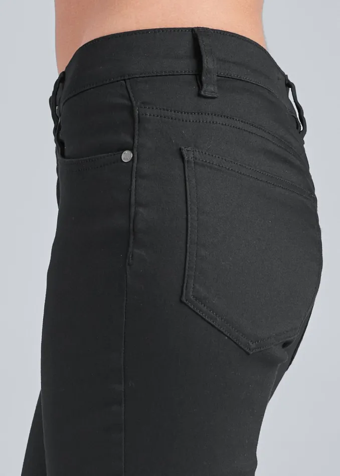 COLOR CAPRI JEANS Black Women VENUS Capris