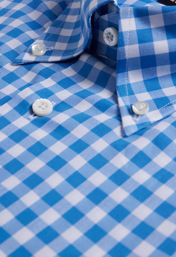Cotton Gingham Sport Shirt Blue Sport Shirts Paulstuart Mens Cotton Gingham Sport Shirt Blue Sport Shirts Paulstuart Mens