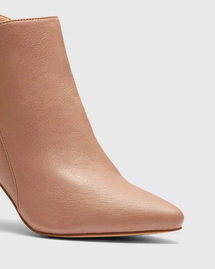 DELMONT Nude Ankle Boots NOVO Shoes Women