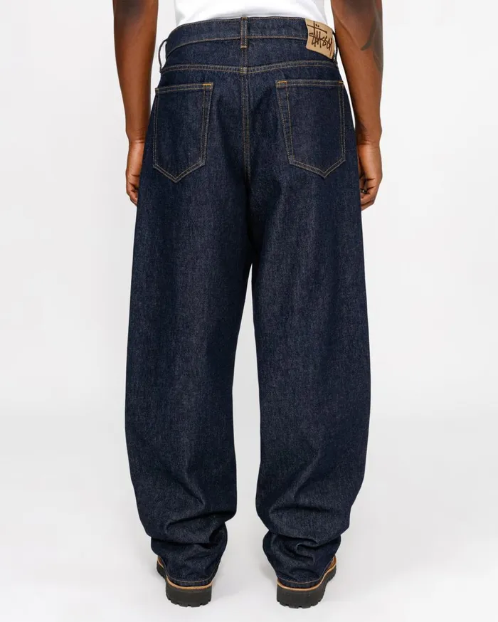 Denim MenWomen Stussy BIG OL039 JEAN DENIM Rinsed Indigo Denim MenWomen Stussy BIG OL039 JEAN DENIM Rinsed Indigo