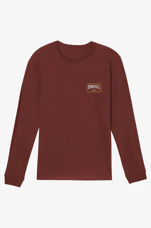 DITHER STANDARD FIT LONG SLEEVE TEE Burgundy Men O039NEILL Clothing