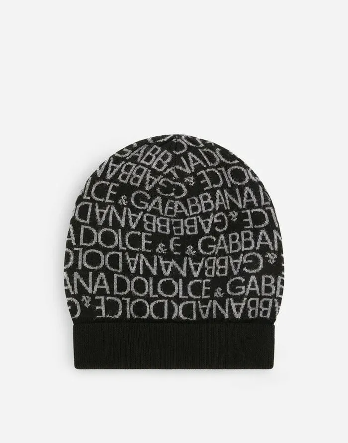 Dolce and Gabbana Accessories Children Jacquard Knit Hat Multicolor Dolce and Gabbana Accessories Children Jacquard Knit Hat Multicolor