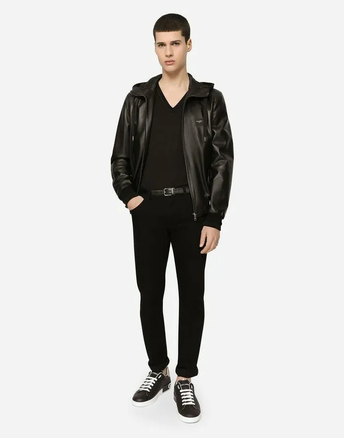 Dolce and Gabbana Denim Men Black Slimfit Stretch Jeans Black Dolce and Gabbana Denim Men Black Slimfit Stretch Jeans Black