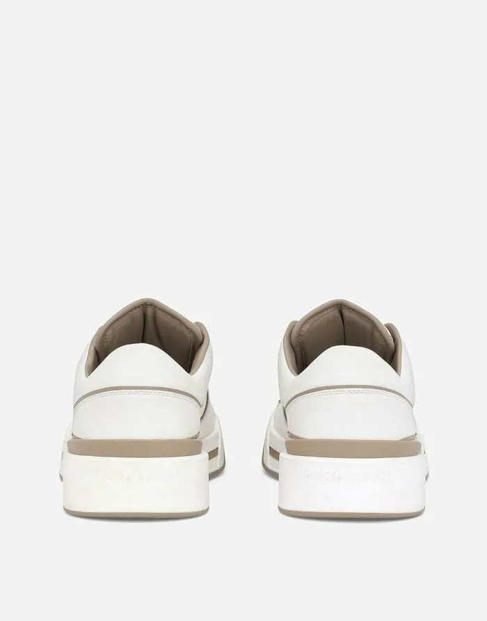Dolce and Gabbana Sneakers Men Calfskin New Roma Sneakers White Dolce and Gabbana Sneakers Men Calfskin New Roma Sneakers White