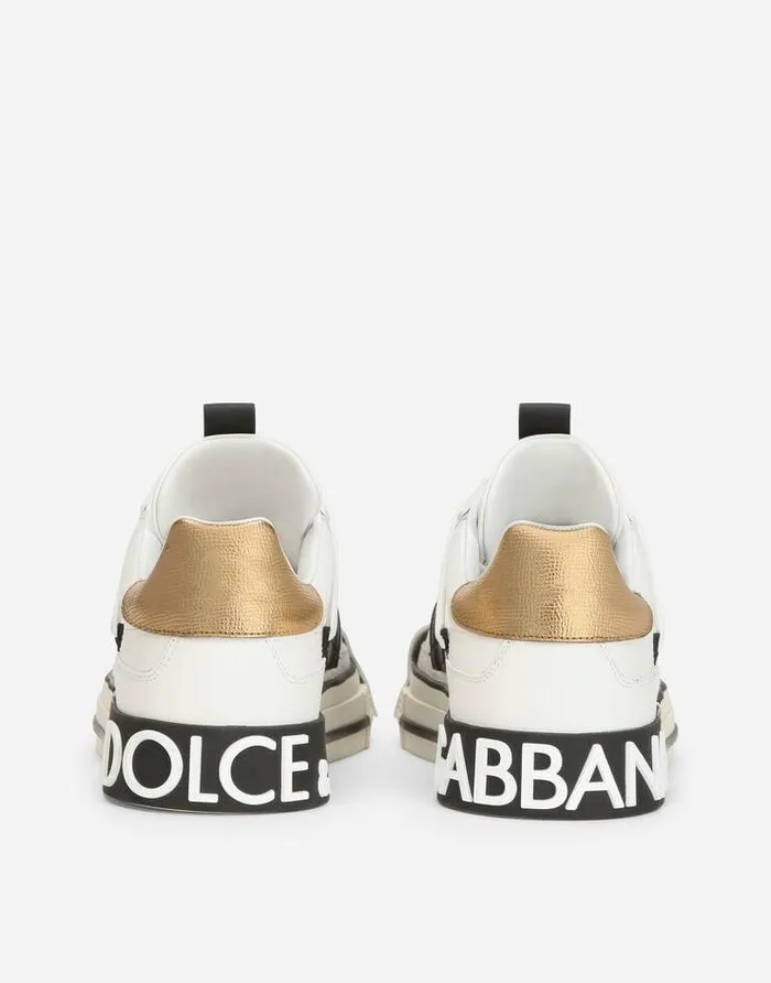 Dolce and Gabbana Sneakers Women Calfskin Custom 2Zero Sneakers Multicolor