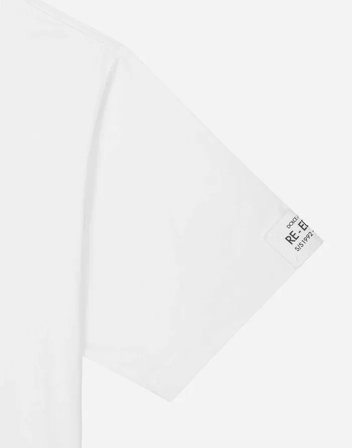 Dolce and Gabbana TShirts And Polos Men Cotton Roundneck Tshirt With Print White Dolce and Gabbana TShirts And Polos Men Cotton Roundneck Tshirt With Print White