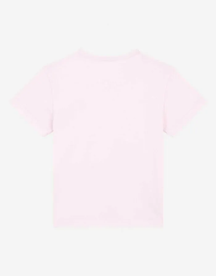 Dolce and Gabbana TShirts And Sweatshirts Children Jersey Tshirt With Logo Tag Pink Dolce and Gabbana TShirts And Sweatshirts Children Jersey Tshirt With Logo Tag Pink