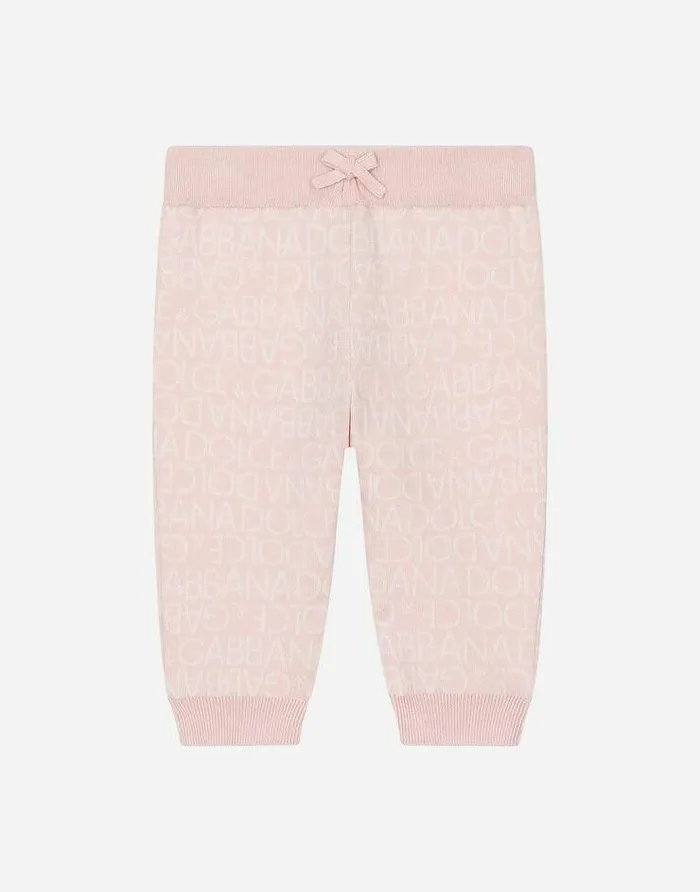 Dolce and Gabbana Trousers And Shorts Children Jacquard Jogging Pants Multicolor