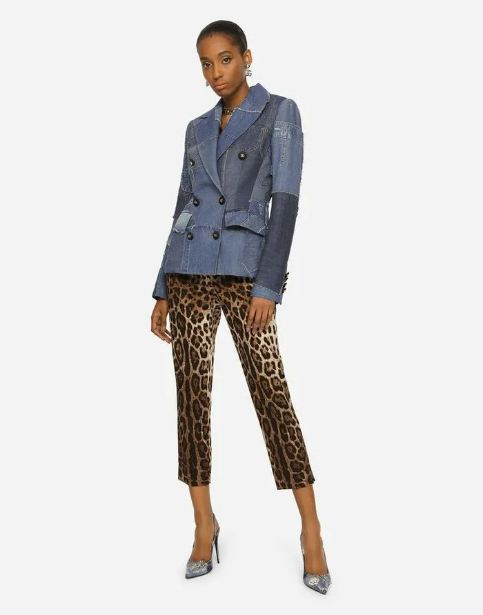 Dolce and Gabbana Trousers And Shorts Women Leopardprint Drill Pants Animal Print Dolce and Gabbana Trousers And Shorts Women Leopardprint Drill Pants Animal Print