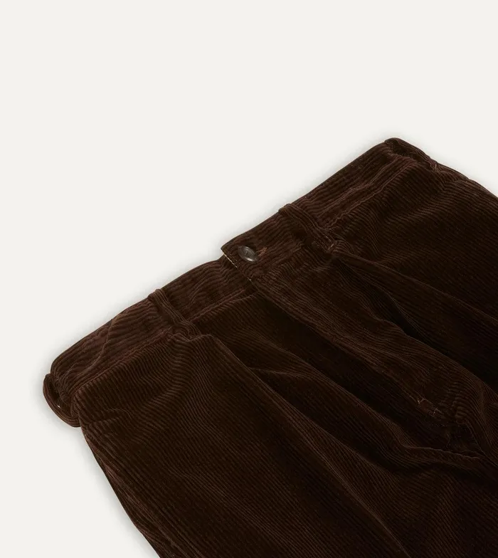 Drake039s Brown Cotton Corduroy Games Trousers 8211 Clothing