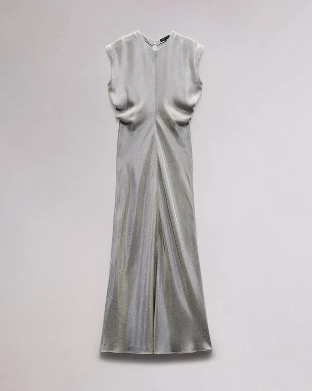 Dresses and Skirts Women Rag and Bone Marie Metallic Dress Silver