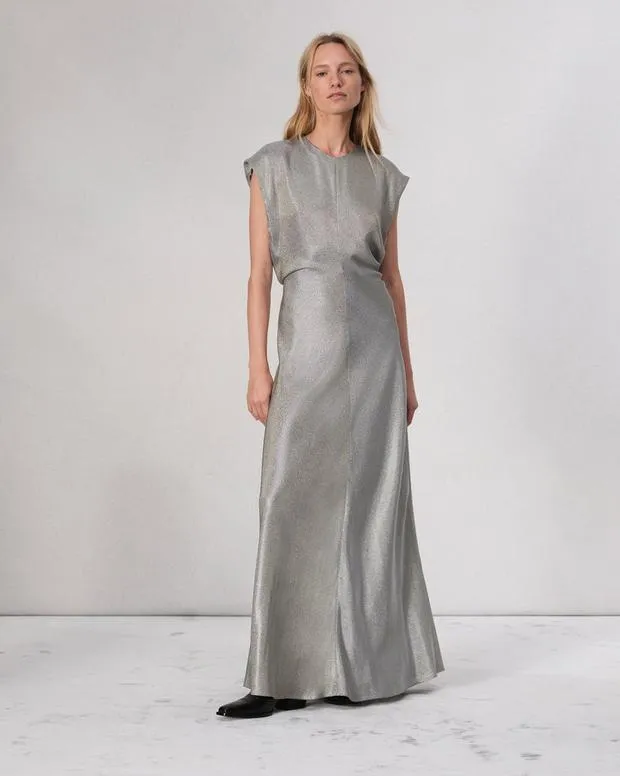 Dresses and Skirts Women Rag and Bone Marie Metallic Dress Silver
