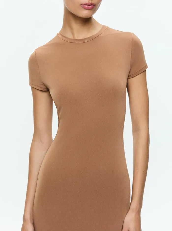 Dresses Women Alice Olivia Delora Two Way Cap Sleeve Maxi Dress Camel