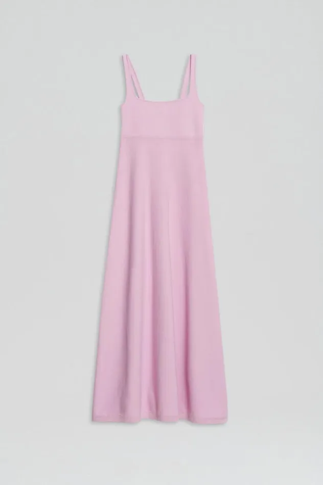Dresses Women Scanlan Theodore CREPE KNIT SQUARE NECK DRESS Mauve Dresses Women Scanlan Theodore CREPE KNIT SQUARE NECK DRESS Mauve