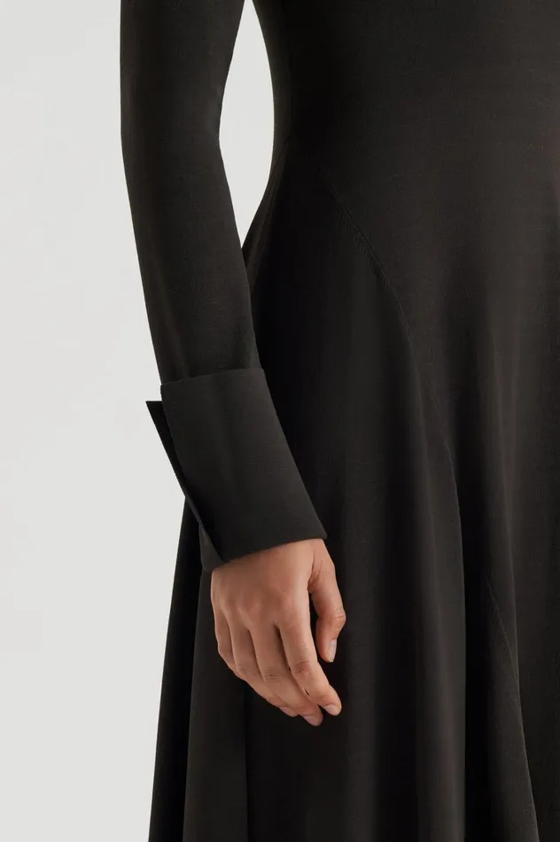 Dresses Women Scanlan Theodore DRAPE HEM DRESS Jungle Dresses Women Scanlan Theodore DRAPE HEM DRESS Jungle