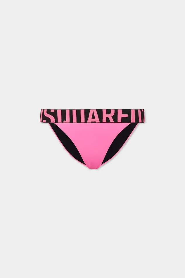 Dsquared2 Beachwear Logo Bikini Brief Pink 8211 Women