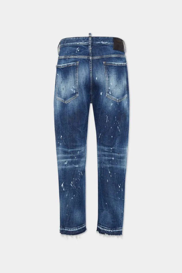 Dsquared2 Jeans Medium Ripped Wash Bro Jeans Navy 8211 Men