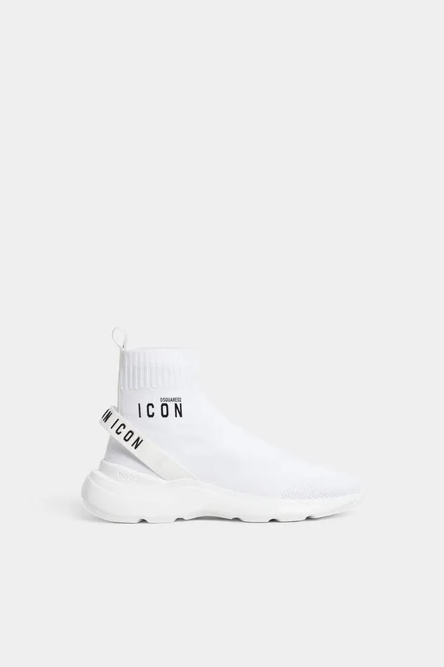 Dsquared2 Sneakers Icon Fly High Top Sneakers Whiteblack 8211 Women