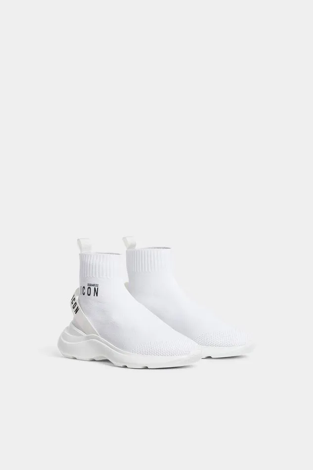 Dsquared2 Sneakers Icon Fly High Top Sneakers Whiteblack 8211 Women