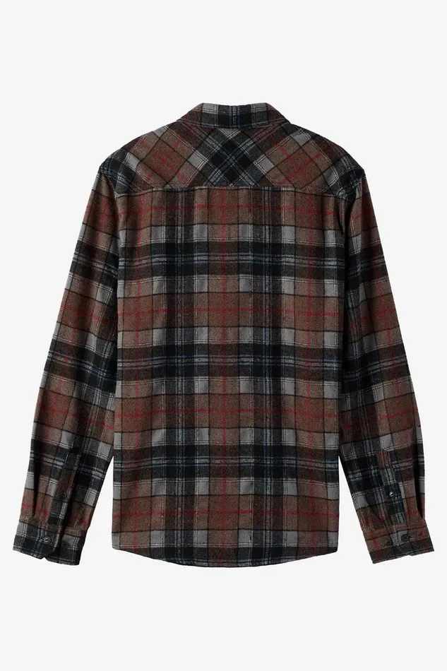DUNE FLANNEL STANDARD FIT LONG SLEEVE SHIRT Carafe Men O039NEILL Clothing