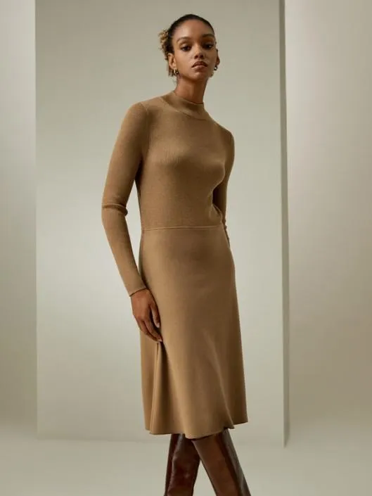 Elegant Slim Fit Wool Dress For All Occasions Women Jumpsuits Lilysilk Knitwear
