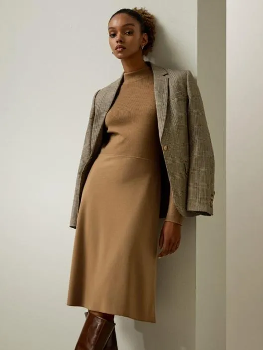 Elegant Slim Fit Wool Dress For All Occasions Women Jumpsuits Lilysilk Knitwear