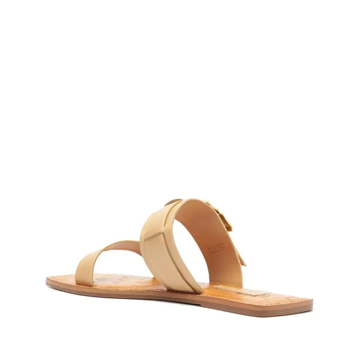 Enola Double Leather Sandal Light Beige Women Schutz Shoes Enola