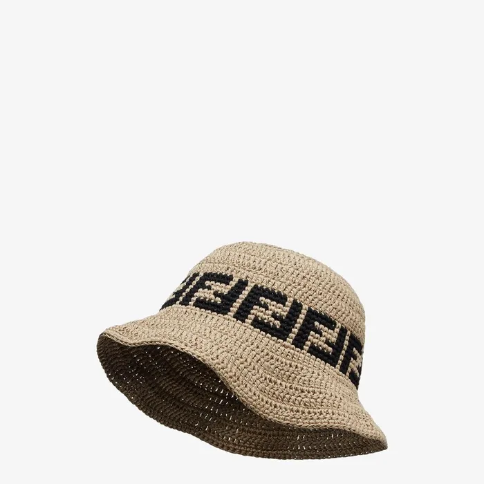 Fendi Hats and Gloves Hat Beige Cotton Hat 8211 Women