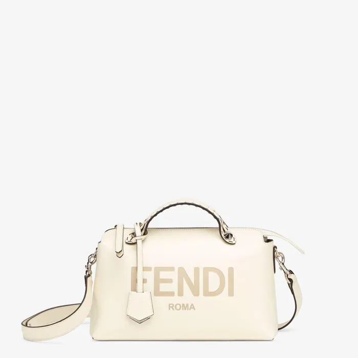Fendi Shoulder and Crossbody Bags By The Way Medium White Leather Boston Bag 8211 Women Fendi Shoulder and Crossbody Bags By The Way Medium White Leather Boston Bag 8211 Women