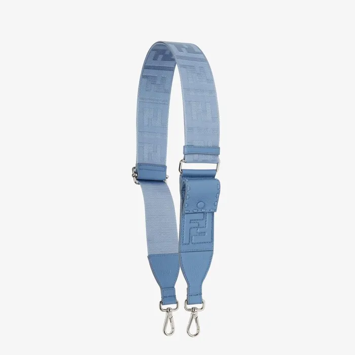 Fendi Shoulder Straps and Bag Accessories Strap You Blue FF Jacquard Shoulder Strap 8211 Women Fendi Shoulder Straps and Bag Accessories Strap You Blue FF Jacquard Shoulder Strap 8211 Women