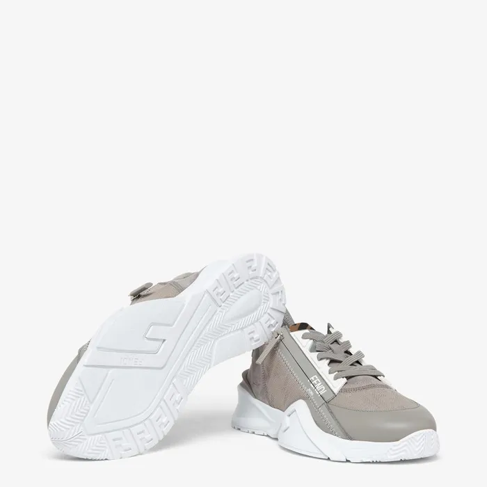 Fendi Sneakers Fendi Flow Sneakers Grey Fabric Trainers 8211 Men