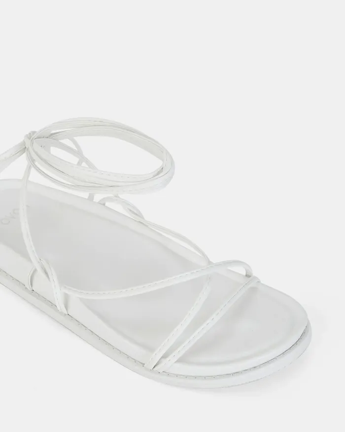Flatforms Women TEELS WHITE Sandals NOVO Shoes