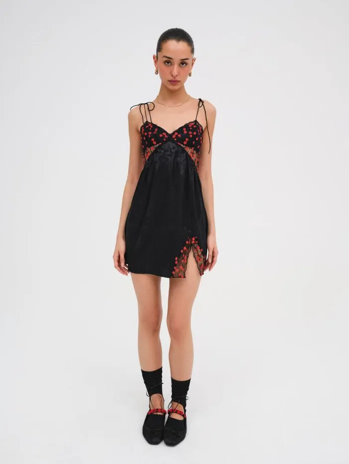 For Love and Lemons Dresses Baby039s Breath Slip Dress Black 8211 Women