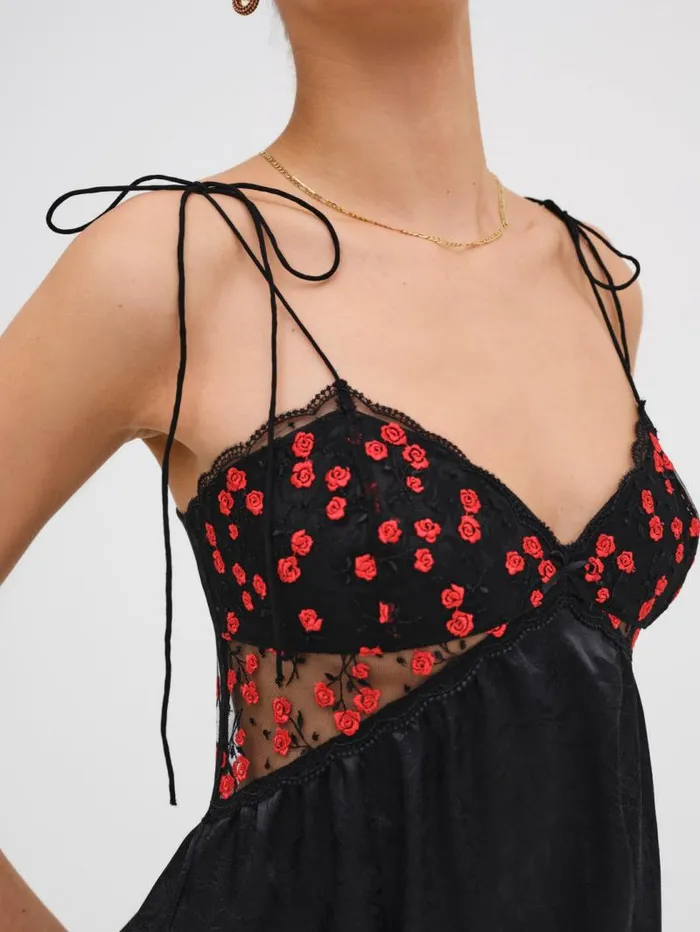 For Love and Lemons Dresses Baby039s Breath Slip Dress Black 8211 Women