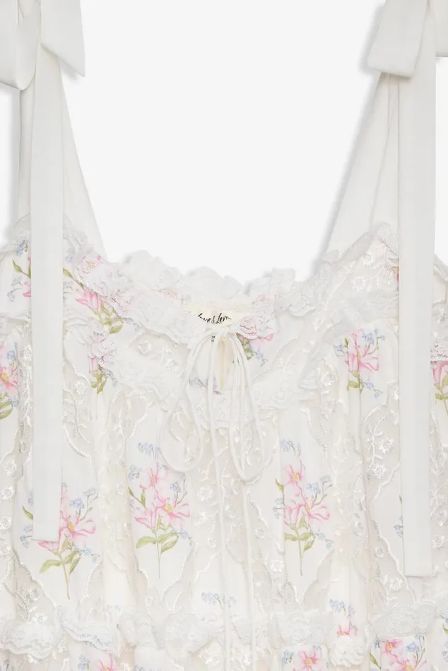 For Love and Lemons Dresses Dakota Mini Dress White 8211 Women