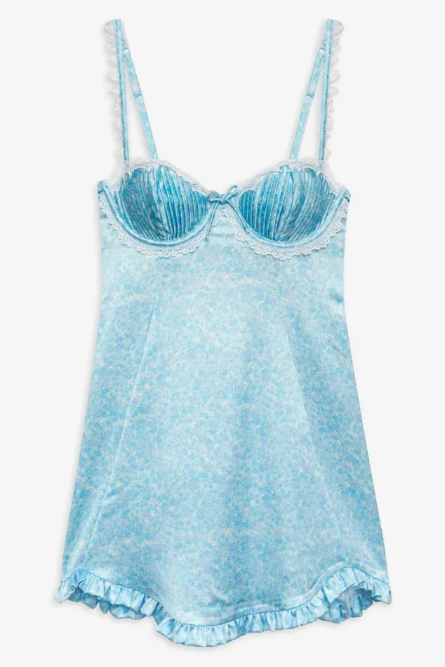 For Love and Lemons Dresses Everyday Slip Dress Blue 8211 Women