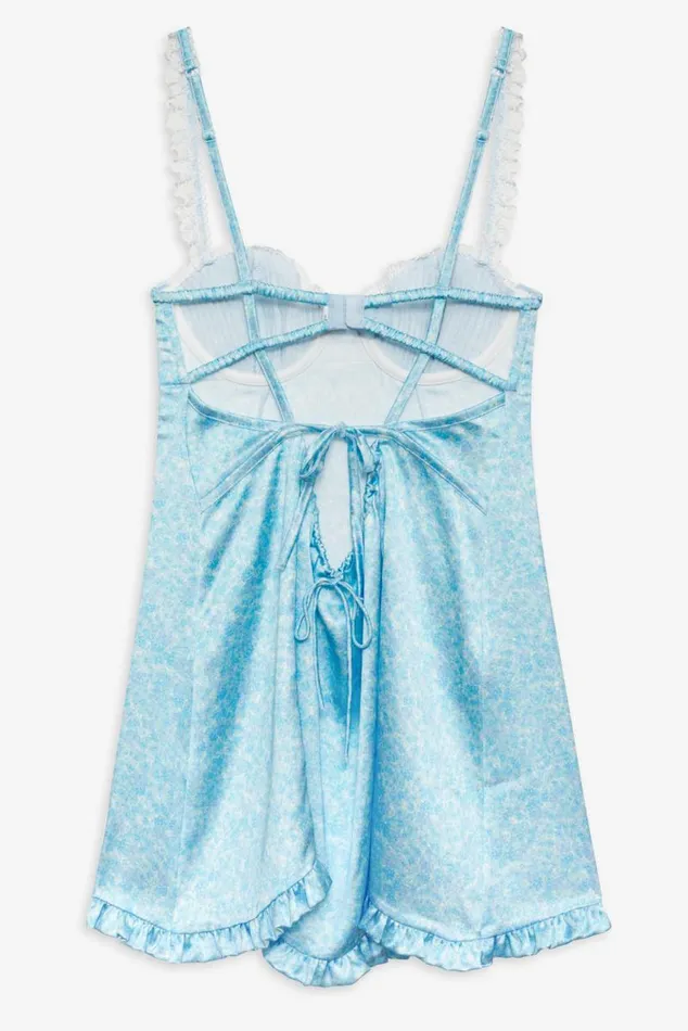 For Love and Lemons Dresses Everyday Slip Dress Blue 8211 Women