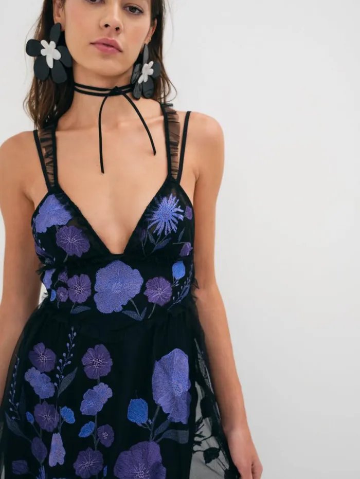 For Love and Lemons Dresses Kaylee Maxi Dress Purple 8211 Women