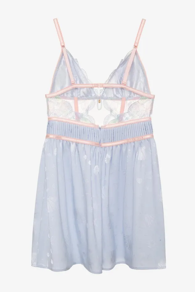 For Love and Lemons Lingerie High Tide Slip Dress Blue 8211 Women