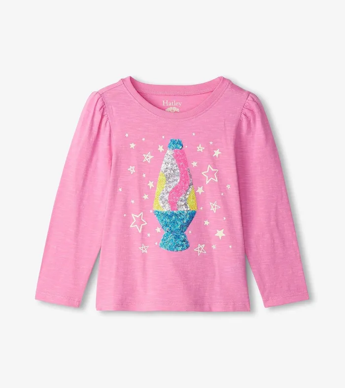 Girls Lava Lamp Long Sleeve Graphic Tee Hatley
