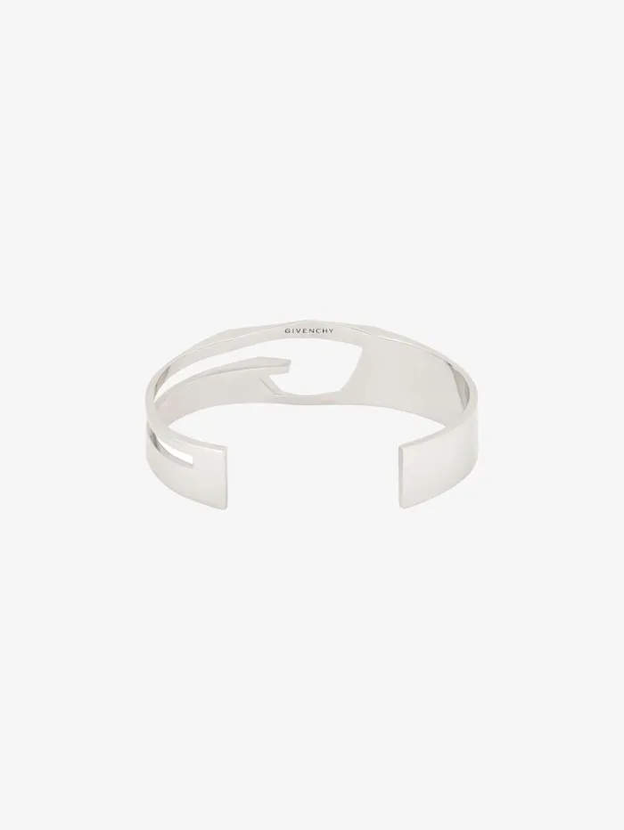 Givenchy Giv Cut Bracelet In Metal Silvery Men Jewelry Givenchy Giv Cut Bracelet In Metal Silvery Men Jewelry